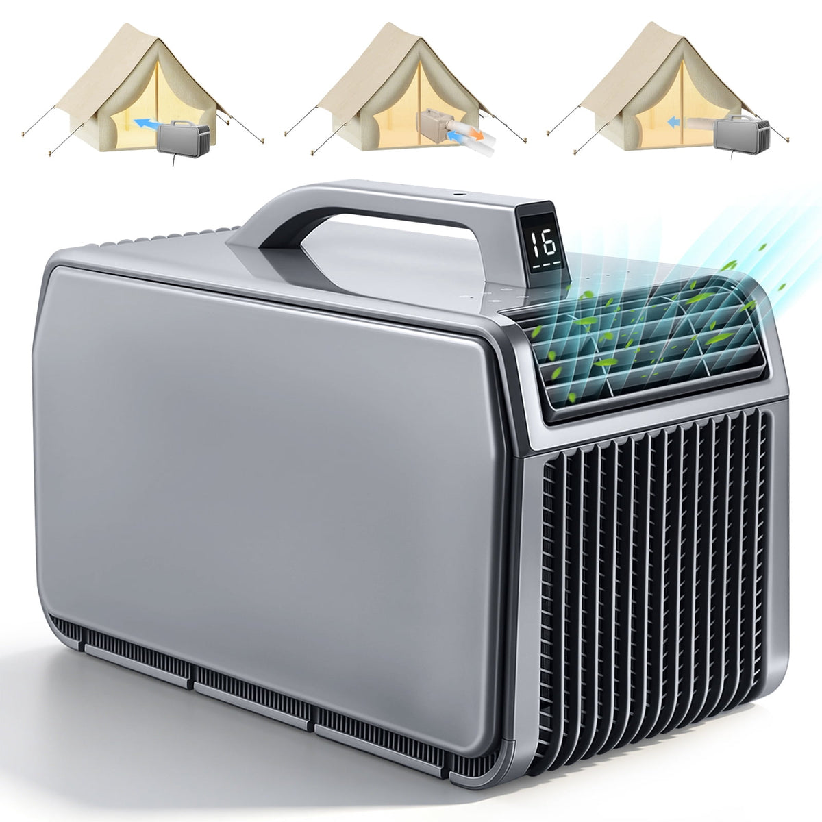 UTHCLO Portable Camping Air Conditioner Quiet Small AC Unit for Outdoor Tent Camping RV