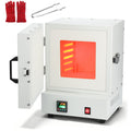 UTHCLO Electric Kiln 2000W Melting Furnace Max Temperature 2102℉/1200℃ Stainless Steel for Wax Casting Clay DIY Metal Casting Glazing on Pottery