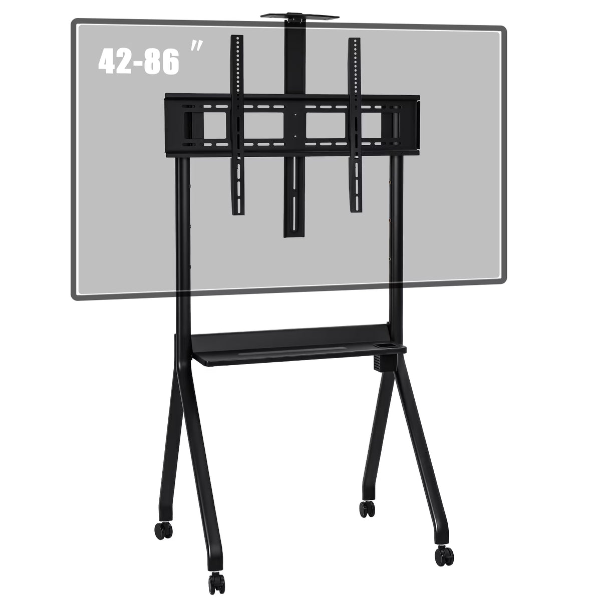 UTHCLO Smart Board Stand for 42"- 86'' Interactive Whiteboard Mobile Stand for Smart Whiteboard Black