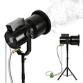 UTHCLO Foam Machine for Party Whit 9 LED Lights Machine with Water Tank Foam Cannon for Stage Wedding Bar Include Foam Powder